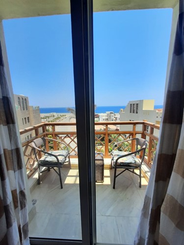 2-ložnicový apartmán s panoramatickým výhledem na moře-Hurghada-Egypt